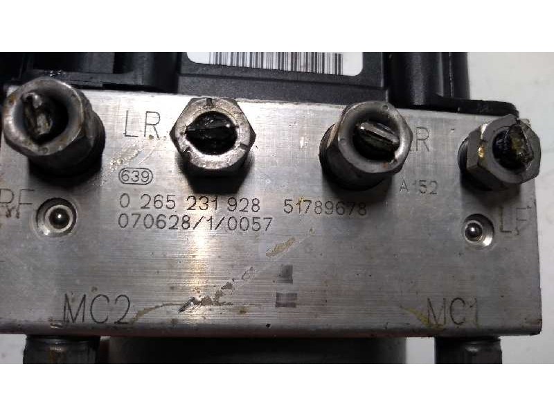 Recambio de abs para fiat bravo (198) 1.4 16v cat referencia OEM IAM 0265231928 0265800623 51789678