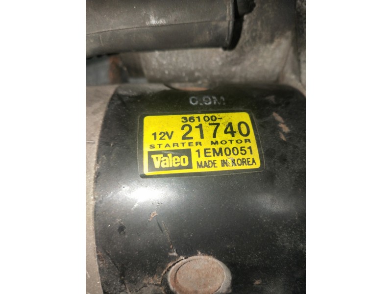 Recambio de motor arranque para hyundai accent (lc) gl 5p referencia OEM IAM 3610021740  