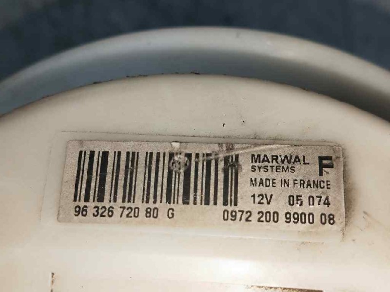 Recambio de bomba combustible para citroen c4 coupe vtr referencia OEM IAM 9632672080G 0972200990008 MARWAL AFORADOR