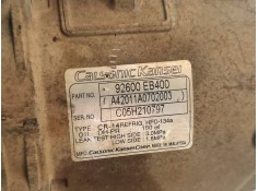 Recambio de compresor aire acondicionado para nissan navara pick-up (d40m) doble cab se 4x4 referencia OEM IAM 92600EB400 A42011 2