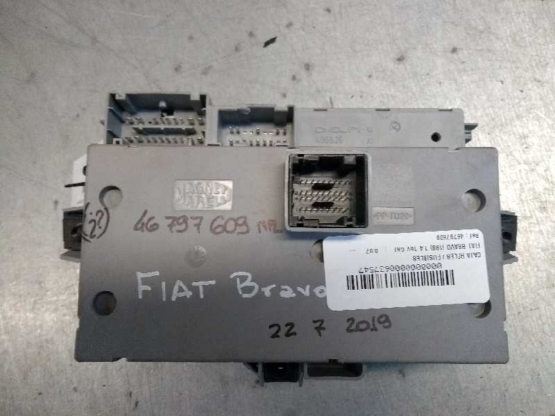 Recambio de caja reles / fusibles para fiat bravo (198) 1.4 16v cat referencia OEM IAM 46797609 406626 