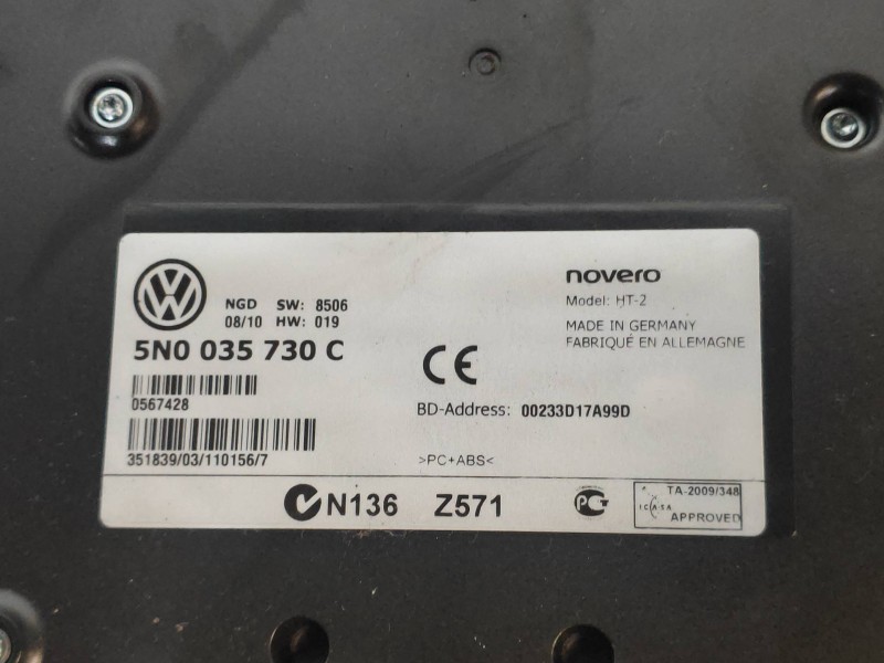 Recambio de modulo electronico para volkswagen golf vi (5k1) gti referencia OEM IAM 5N0035730C  