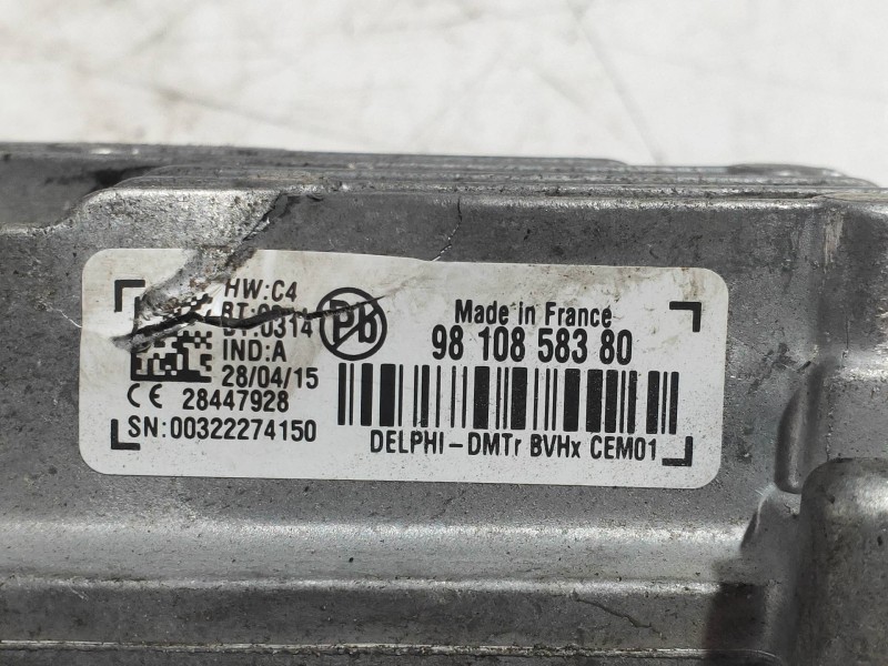 Recambio de modulo electronico para peugeot 308 business line referencia OEM IAM 9810858380  