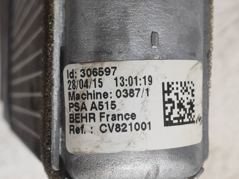 Recambio de radiador calefaccion / aire acondicionado para peugeot 308 business line referencia OEM IAM CV821001  