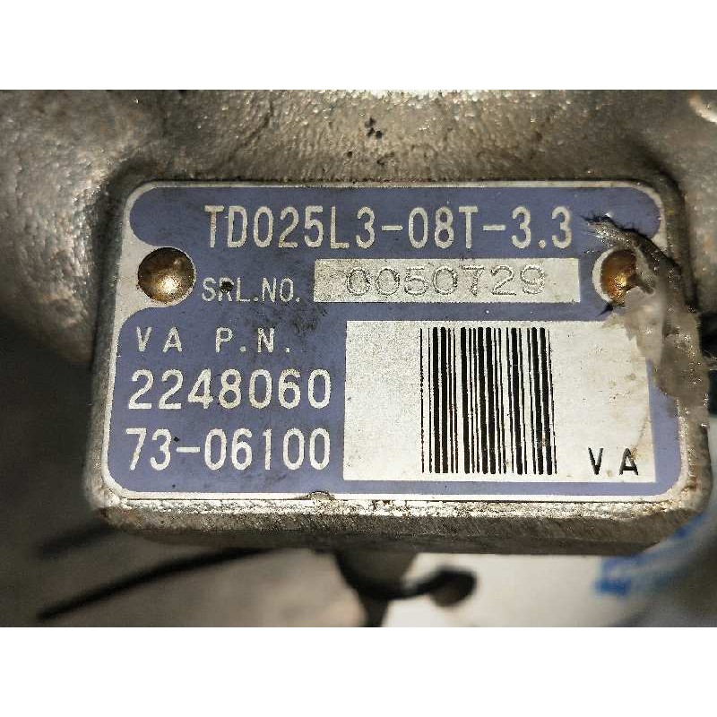 Recambio de turbocompresor para mg rover serie 75 (rj) 2.0 16v cdti referencia OEM IAM 7306100 TD025L308T33 2248060