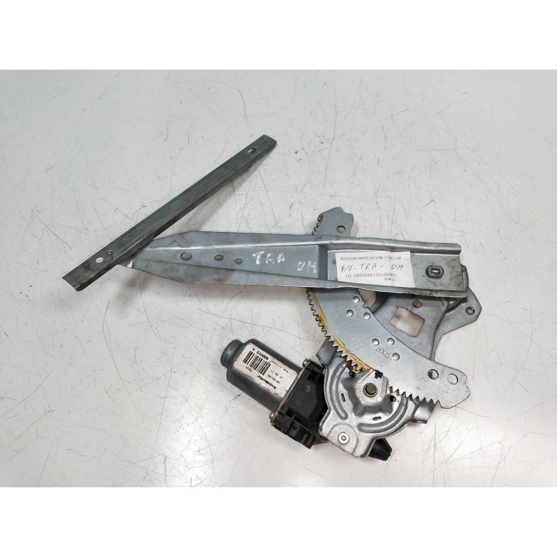 Recambio de elevalunas trasero derecho para nissan note (e11e) 1.5 dci turbodiesel cat referencia OEM IAM 400929A  5P