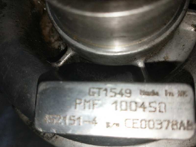 Recambio de turbocompresor para mg rover serie 200 (rf) 2.0 turbodiesel referencia OEM IAM 4521514 PMF100450 