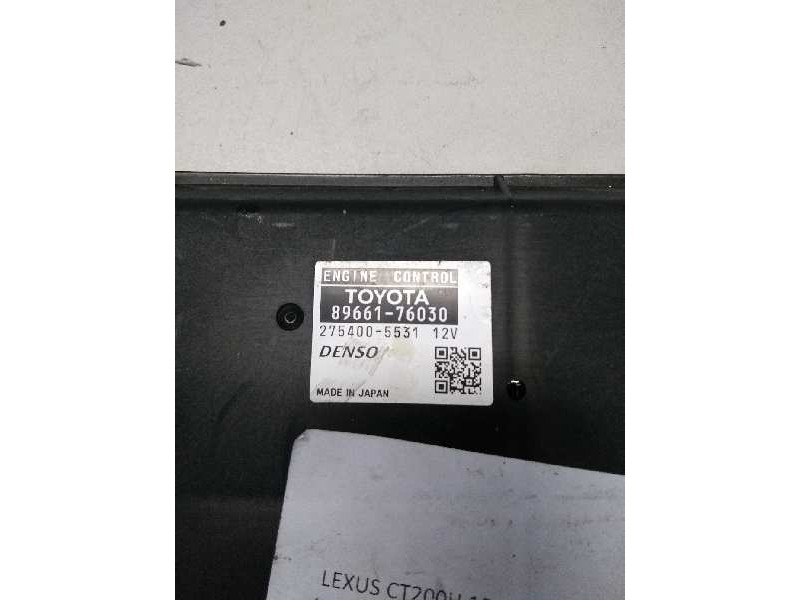 Recambio de centralita motor uce para lexus ct 200h referencia OEM IAM 8966176030 2754005531 