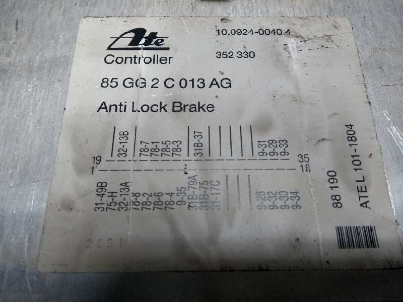 Recambio de centralita abs para ford sierra berlina cl referencia OEM IAM 85GG2C013AG 10092400404 352330