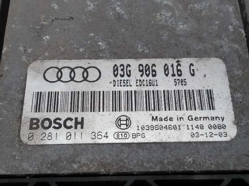 Recambio de centralita motor uce para audi a3 (8p) 2.0 tdi ambiente referencia OEM IAM 0281011364 03G906016G EDC16U1