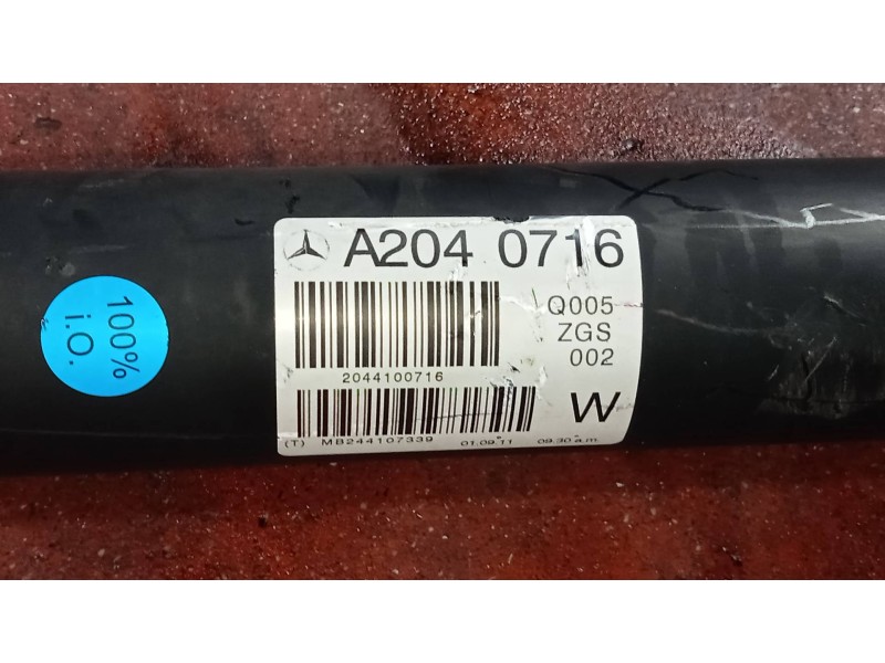 Recambio de transmision central para mercedes clase c (w204) coupe c 220 cdi blueefficiency (204.302) referencia OEM IAM A204071