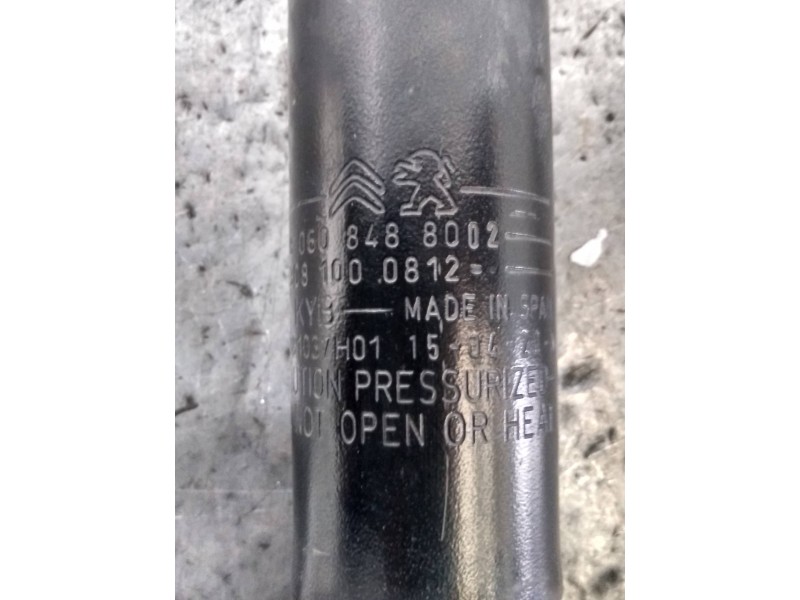 Recambio de amortiguador trasero izquierdo para peugeot 308 business line referencia OEM IAM 9806084880 03081000812 