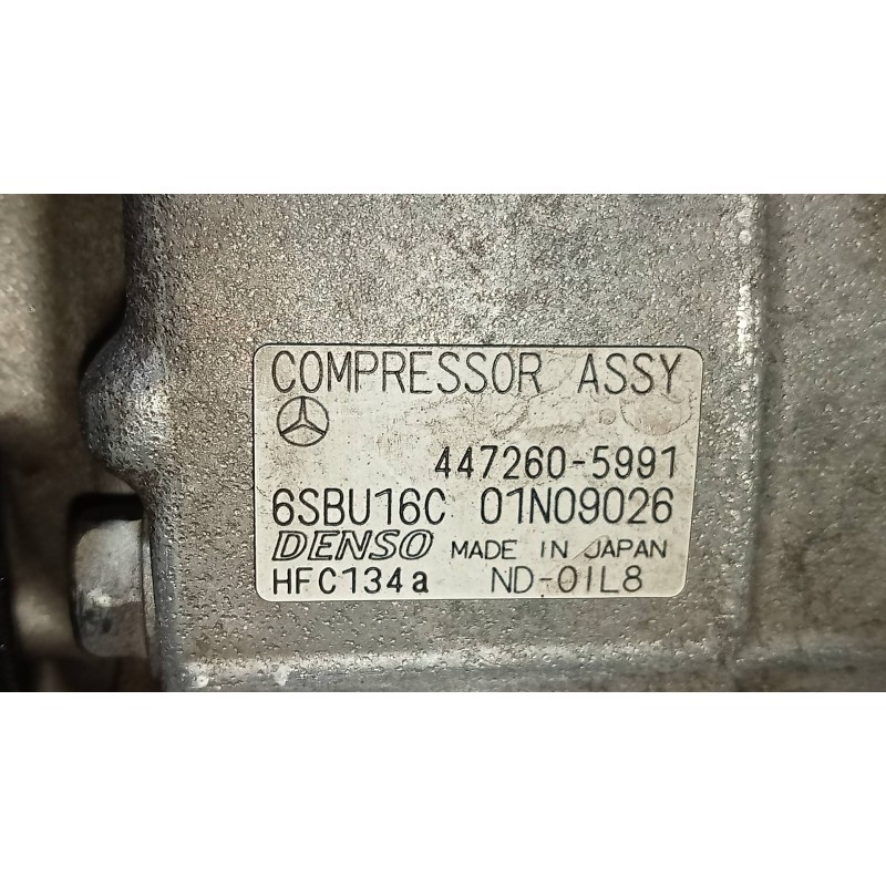 Recambio de compresor aire acondicionado para mercedes clase c (w204) coupe c 220 cdi blueefficiency (204.302) referencia OEM IA