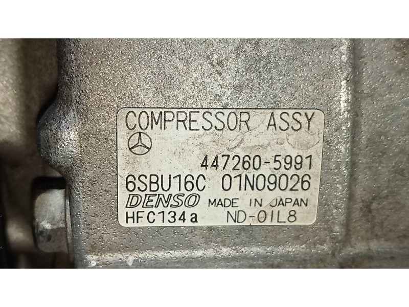 Recambio de compresor aire acondicionado para mercedes clase c (w204) coupe c 220 cdi blueefficiency (204.302) referencia OEM IA