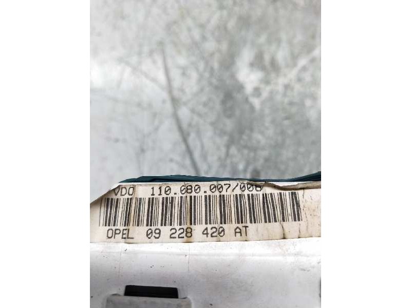 Recambio de cuadro instrumentos para opel omega b elegance berlina referencia OEM IAM 110080007008 09228420AT 