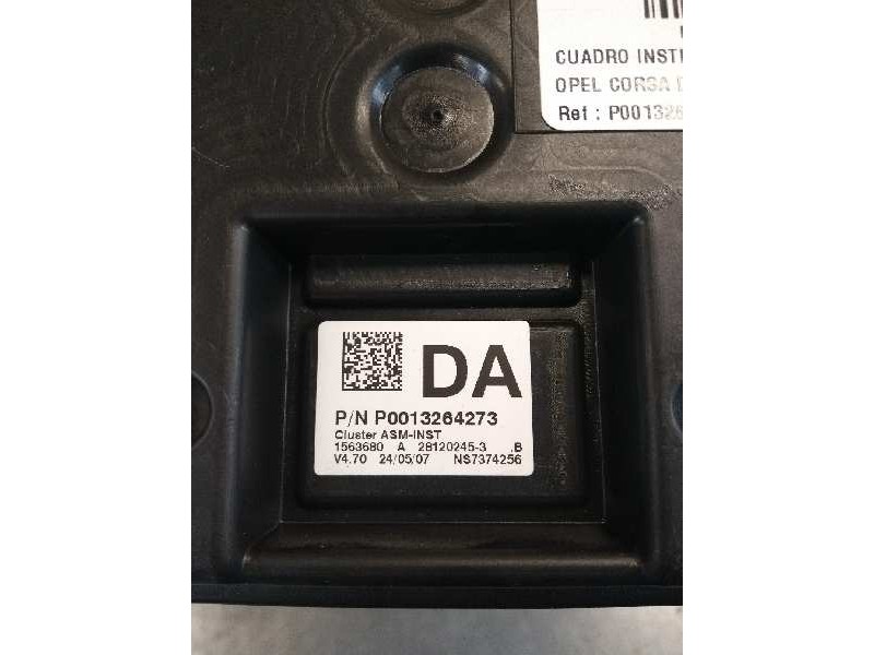 Recambio de cuadro instrumentos para opel corsa d enjoy referencia OEM IAM P0013264273 DA 