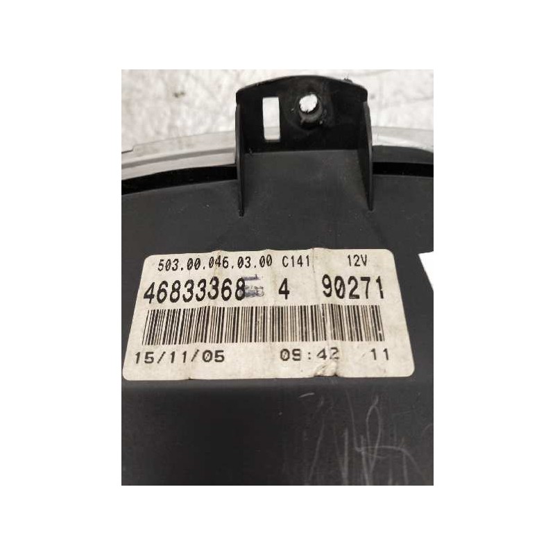 Recambio de cuadro instrumentos para fiat punto berlina (188) 1.2 8v active referencia OEM IAM 46833368 4 90271 503000460300 C14