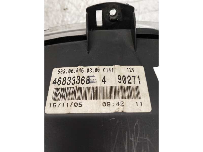 Recambio de cuadro instrumentos para fiat punto berlina (188) 1.2 8v active referencia OEM IAM 46833368 4 90271 503000460300 C14