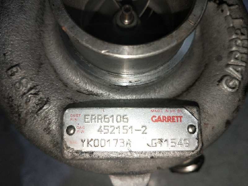 Recambio de turbocompresor para mg rover serie 400 (rt) 2.0 turbodiesel referencia OEM IAM 4521512 ERR6106 