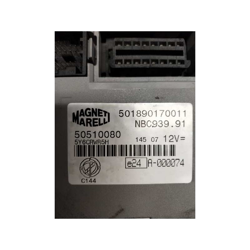 Recambio de caja reles / fusibles para alfa romeo 159 (140) 1.9 jtd (m) 16v cat referencia OEM IAM 501890170011 NBC93991 5051008