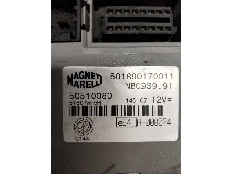 Recambio de caja reles / fusibles para alfa romeo 159 (140) 1.9 jtd (m) 16v cat referencia OEM IAM 501890170011 NBC93991 5051008