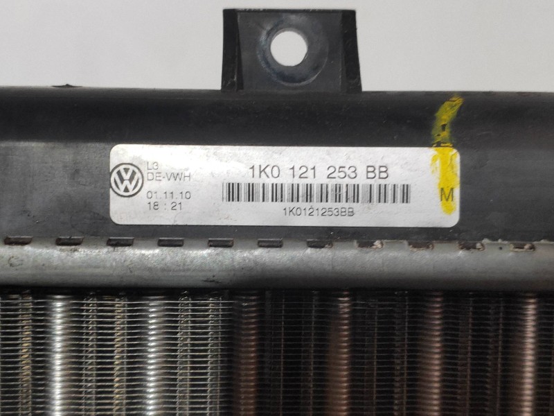 Recambio de radiador agua para seat leon (1p1) comfort limited referencia OEM IAM 1K0121253BB  