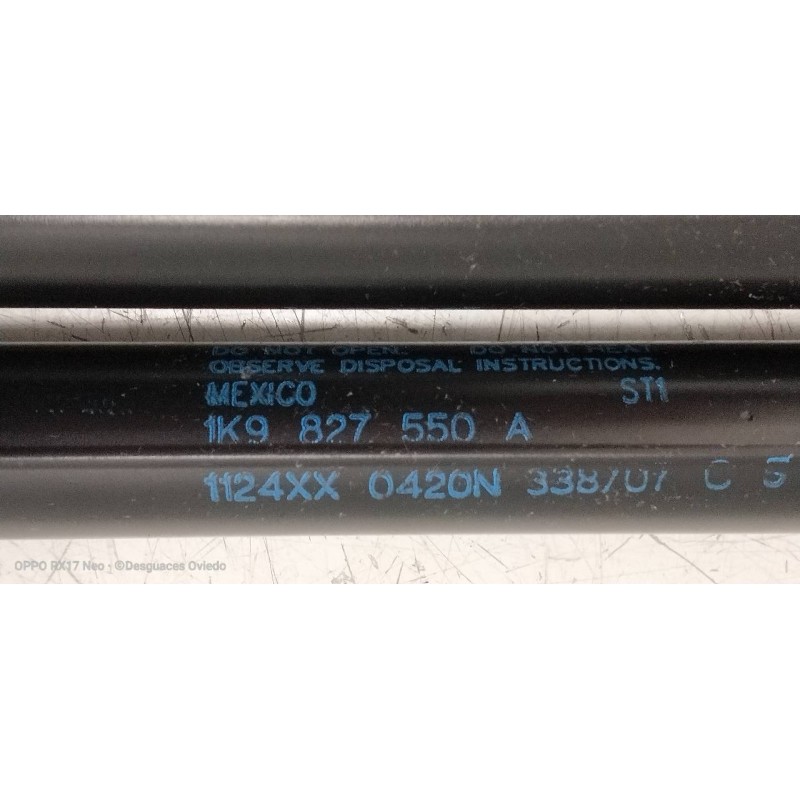 Recambio de amortiguadores maletero / porton para volkswagen golf v variant (1k5) advance referencia OEM IAM 1K9827550A  