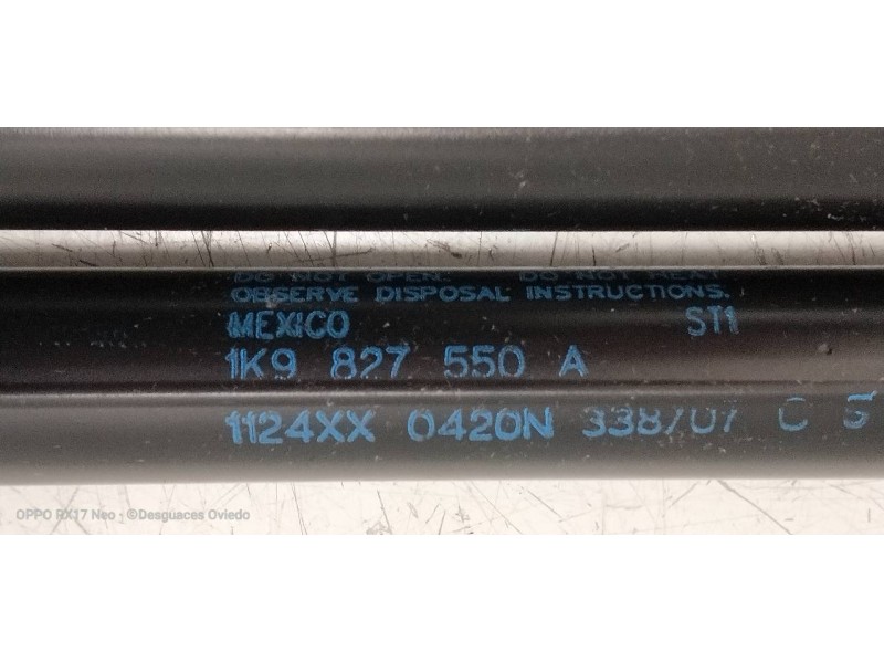 Recambio de amortiguadores maletero / porton para volkswagen golf v variant (1k5) advance referencia OEM IAM 1K9827550A  