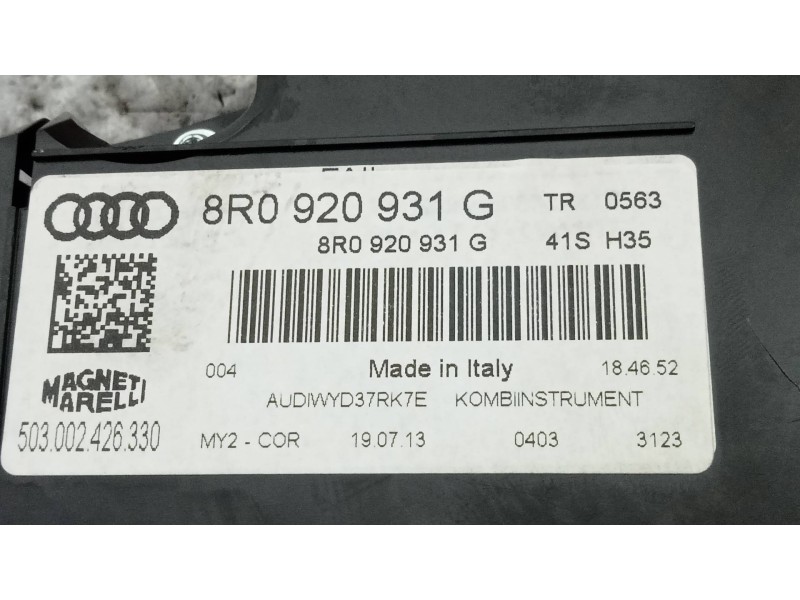 Recambio de cuadro instrumentos para audi sq5 (8r) 3.0 tdi quattro referencia OEM IAM 8R0920931G 503002426330 