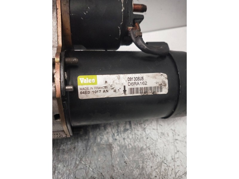 Recambio de motor arranque para opel agila básico referencia OEM IAM D6RA162 VALEO 12 V Recambio de motor arranque para opel agila básico referencia OEM IAM D6RA162 VALEO 12 V