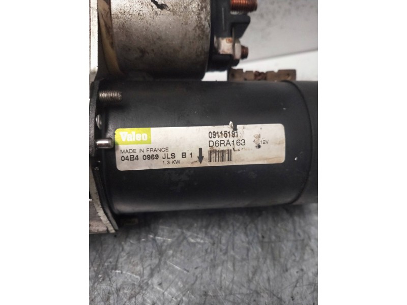 Recambio de motor arranque para opel agila básico referencia OEM IAM D6RA163 VALEO 12 V