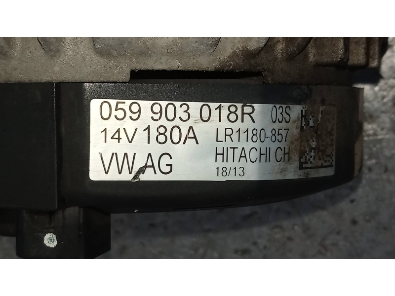 Recambio de alternador para audi sq5 (8r) 3.0 tdi quattro referencia OEM IAM 059903018R LR1180857 