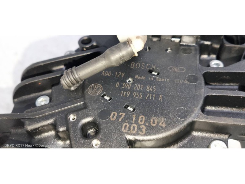 Recambio de motor limpia trasero para volkswagen golf v variant (1k5) advance referencia OEM IAM 0390201845 1K9955711A 