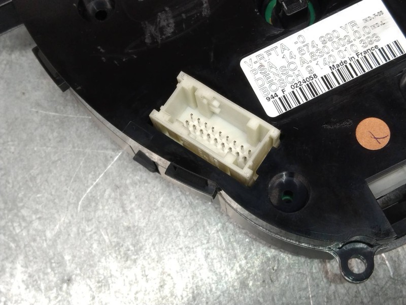 Recambio de mando calefaccion / aire acondicionado para peugeot 807 sv referencia OEM IAM 14874990YR A83000200 9140010393 Recambio de mando calefaccion / aire acondicionado para peugeot 807 sv referencia OEM IAM 14874990YR A83000200 9140010393