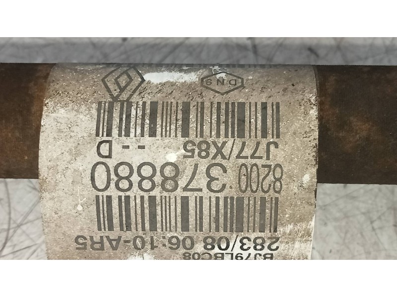 Recambio de transmision delantera derecha para renault grand modus authentique referencia OEM IAM 8200378880  