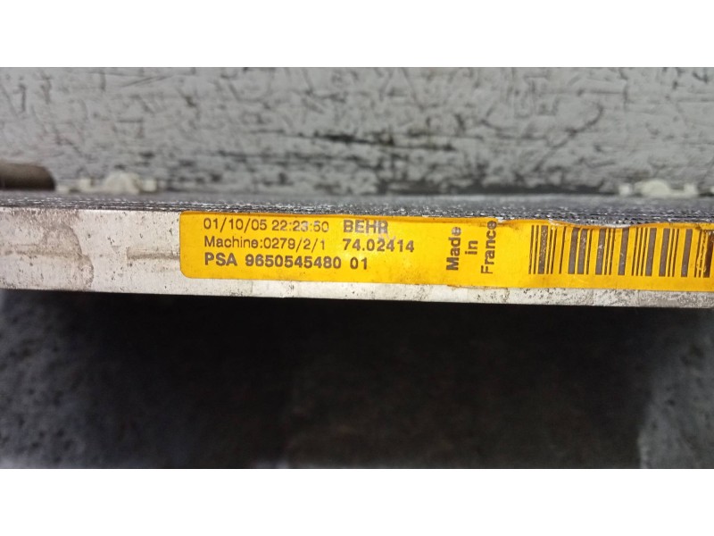 Recambio de condensador / radiador aire acondicionado para citroen c4 coupe collection referencia OEM IAM 965545480  