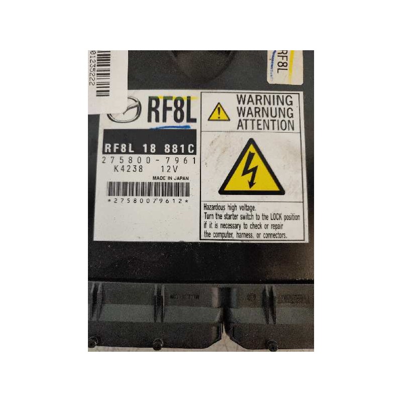 Recambio de centralita motor uce para mazda 5 berl. (cr) 2.0 crtd active+ (105kw) referencia OEM IAM RF8L18881C 2758007961 RF8L