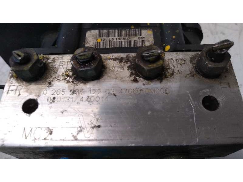 Recambio de abs para nissan tiida (c11x/sc11x) acenta referencia OEM IAM 0265235122 0265950572 0347660EM00C