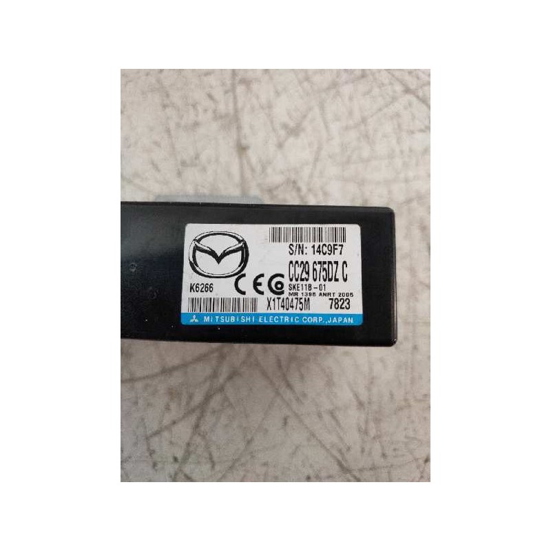 Recambio de centralita inmovilizador para mazda 5 berl. (cr) 2.0 crtd active+ (105kw) referencia OEM IAM CC29675DZC X1T40475M 78