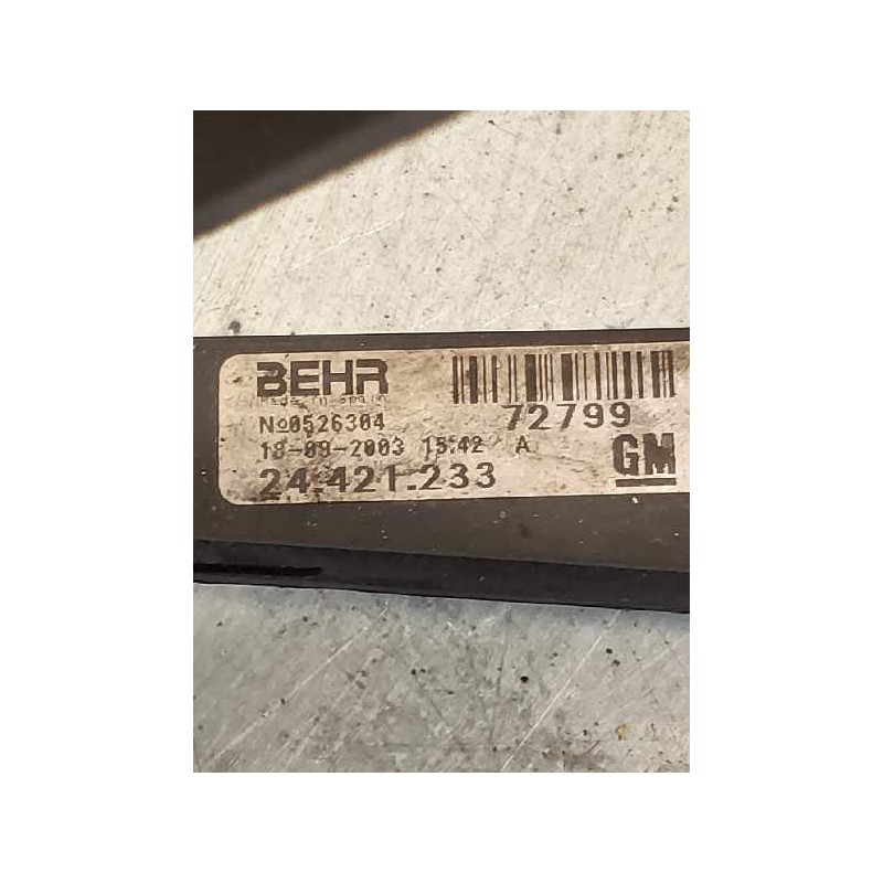 Recambio de electroventilador para opel corsa c 1.4 16v referencia OEM IAM 13106033 24421233 