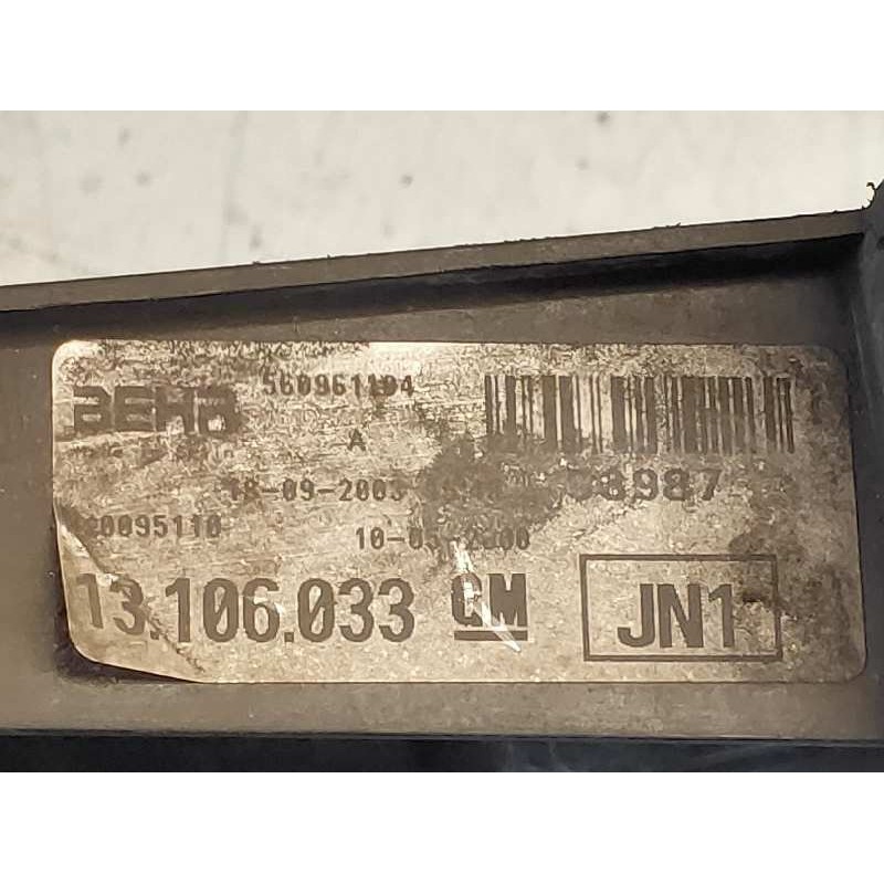 Recambio de electroventilador para opel corsa c 1.4 16v referencia OEM IAM 13106033 24421233 