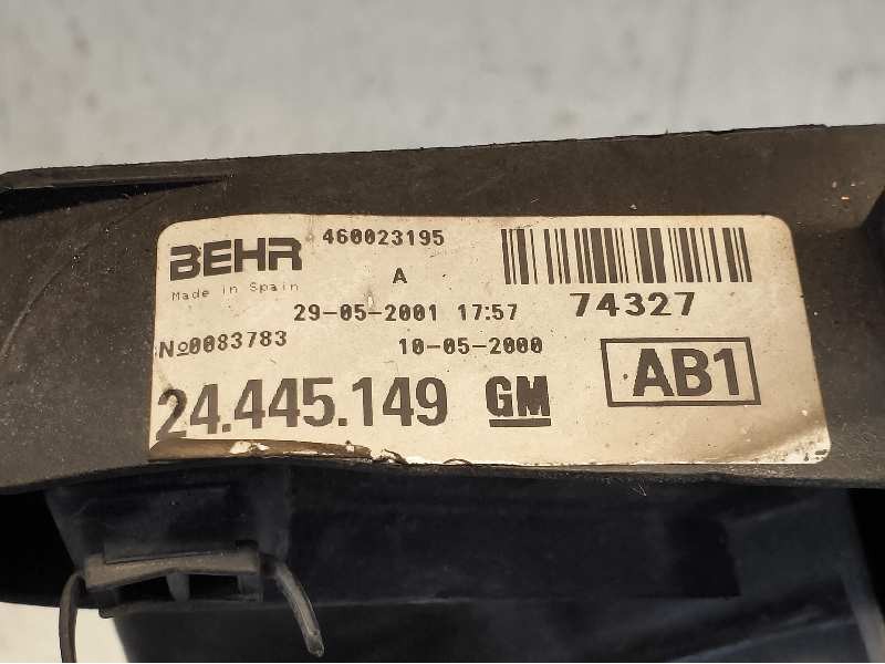 Recambio de electroventilador para opel corsa c 1.2 16v cat (z 12 xe / lw4) referencia OEM IAM 8038845 24445171 24445149