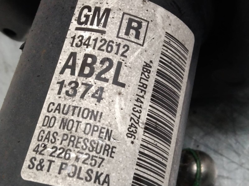 Recambio de amortiguador delantero derecho para opel astra j lim. excellence referencia OEM IAM 13412612 422267257 