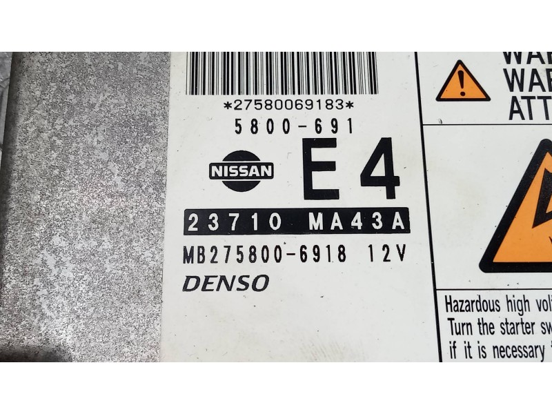 Recambio de centralita motor uce para renault maxity fg 130.35/45 referencia OEM IAM 23710MA43A MB2758006918 