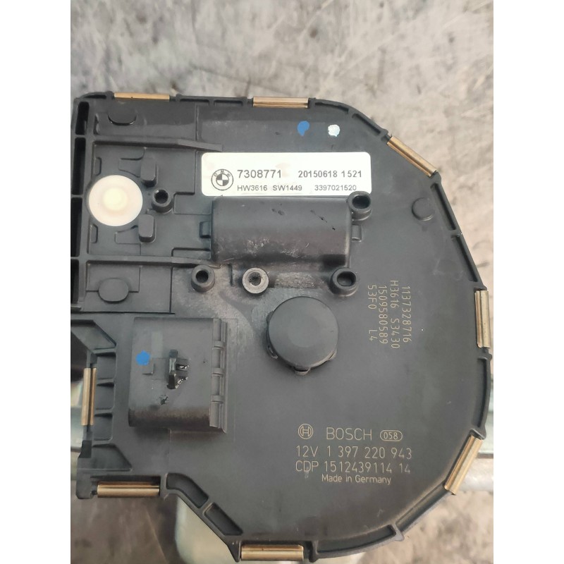 Recambio de motor limpia delantero para bmw serie 5 lim. (f10) 520d referencia OEM IAM 7308771 1397220943 20150618 3397021520 33