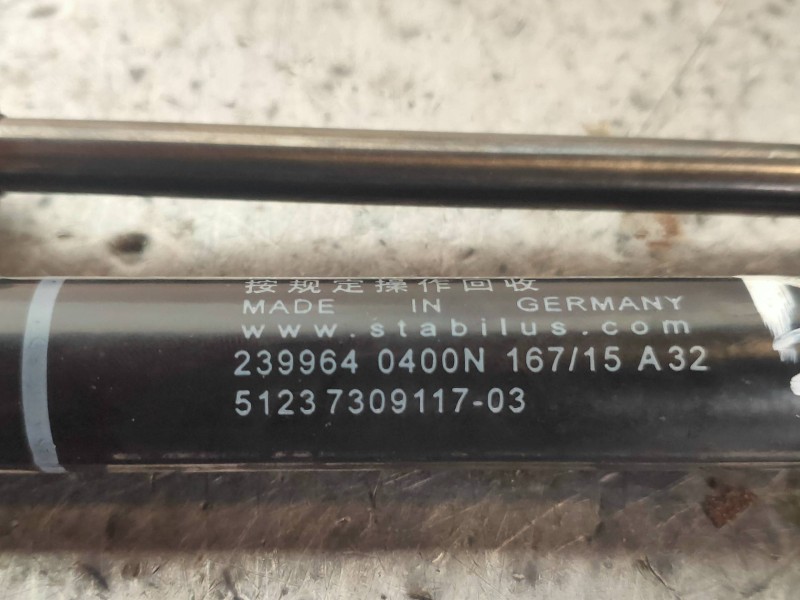 Recambio de amortiguadores capo para bmw serie 5 lim. (f10) 520d referencia OEM IAM 5123730911703  