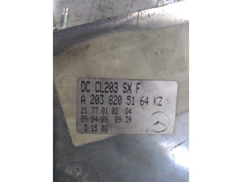 Recambio de piloto trasero izquierdo para mercedes clase clc (cl203) clc 2.2 cdi cat referencia OEM IAM A2038205164KZ  