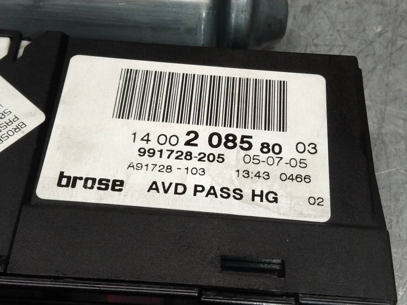 Recambio de elevalunas delantero derecho para peugeot 807 sv referencia OEM IAM 1400208580 991728205 5P