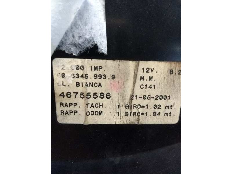 Recambio de cuadro instrumentos para fiat brava (182) 1.9 jtd cat referencia OEM IAM 46755586 6063459939 