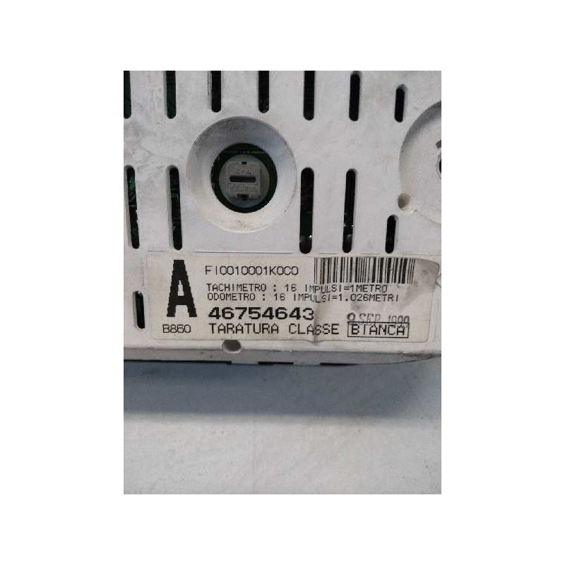 Recambio de cuadro instrumentos para fiat brava (182) 1.6 bi-fuel cat (en funcionamiento por gas natural 68 kw) referencia OEM I
